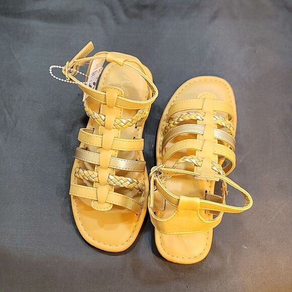 BRAND NEW SUGAR ANCIENT GREEK STYLE LEATHER Sandals ROMAN HANDMADE TODDLE SANDAL - Picture 4 of 14